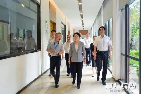 湖南省委常委、長沙市委書記吳桂英調(diào)研中偉